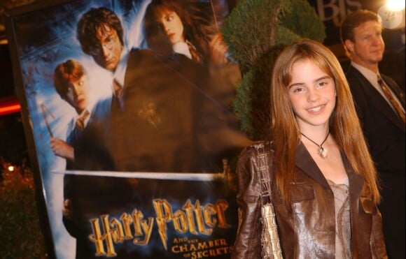 Emma Watson lors de l'avant-première du film Harry Potter et la chambre des secrets à Los Angeles le 15 novembre 2002
