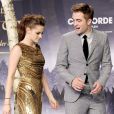 Kristen Stewart et Robert Pattinson lors de la présentation à Berlin de Twilight - chapitre 5 le 30 novembre 2012