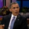 Barack Obama sur le plateau de l'émission The Tonight Show with Jay Leno, le 6 août 2013.