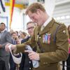 Le prince Harry à la base navale de Devenport à Plymouth le 3 août 2013.