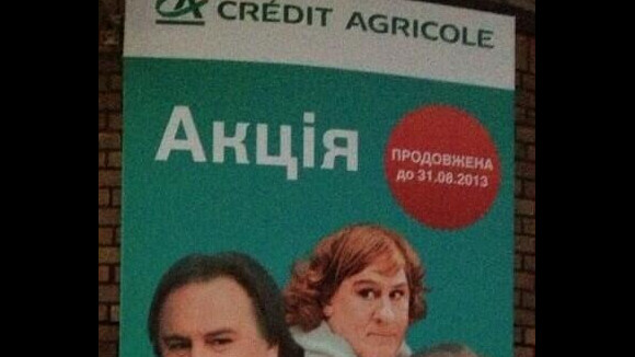 Gérard Depardieu : Séducteur ou travesti, sa drôle de publicité en Ukraine