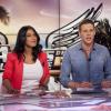 Matthieu Delormeau et sa coanimatrice Ayem sur le plateau des Anges de la Télé-Réalité, en mars 2013.