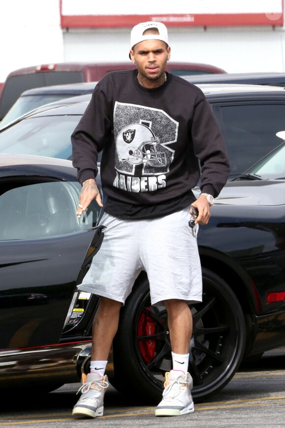 Chris Brown à Los Angeles, le 2 août 2013.