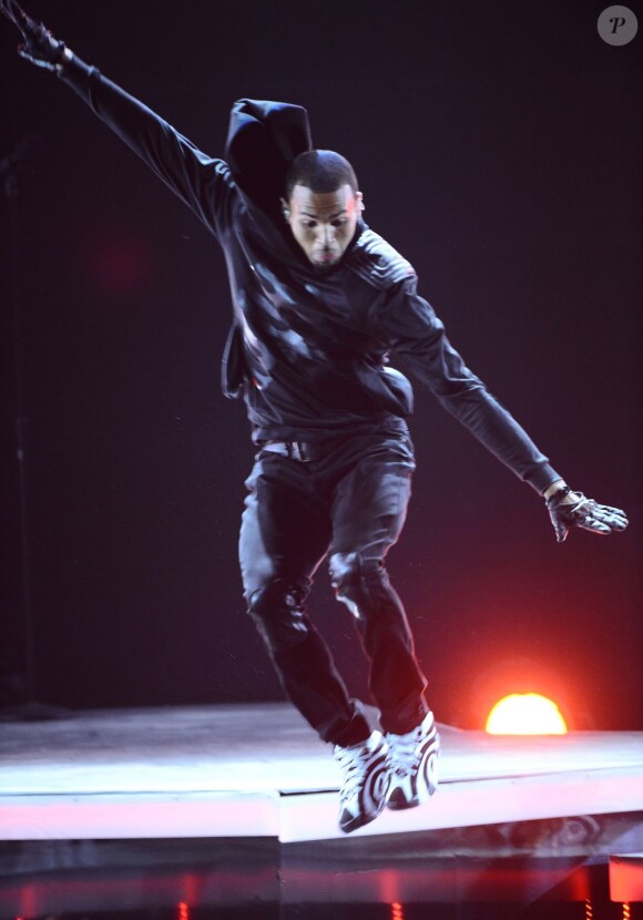Chris Brown lors des BET Awards à Los Angeles, le 30 juin 2013.