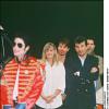 Debbie Rowe et Michael Jackson en juillet 1997