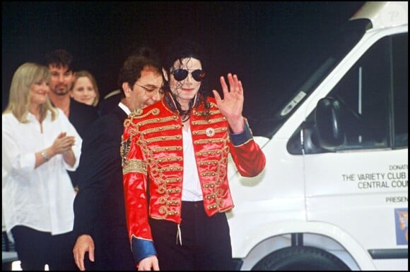 Michael Jackson et Debbie Rowe en 1997 lors de la tournée History