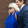 Debbie Rowe, ex-femme de Michael Jackson et mère de Prince et Paris, arrive au tribunal le 14 août 2013 pour déposer dans le cadre du procès contre AEG Live.