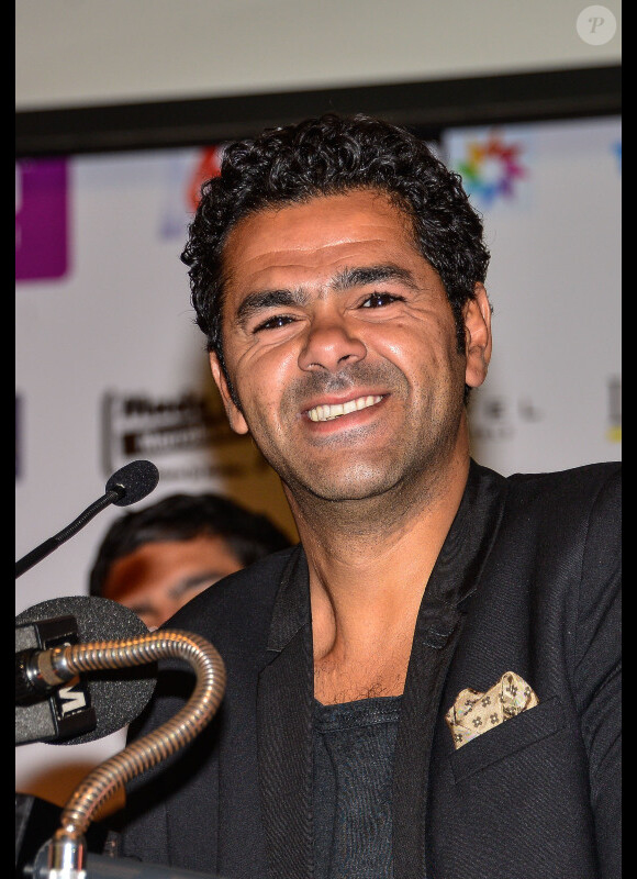 Jamel Debbouze, lors d'une conférence de presse en juin 2013 à Marrakech.
