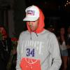 Chris Brown quitte la discothèque Eden à Hollywood,le 5 août 2013.