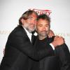Les ex-associés d'EuropaCorp, Luc Besson et Pierre-Ange Le Pogam, au Festival de Cannes le 14 mai 2009.