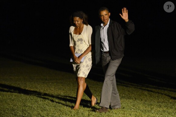 Barack Obama et Lady Michelle Obama à Washington, le 18 août 2013.