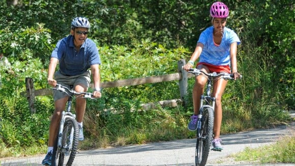 Barack Obama : Sportif radieux et décontracté avec sa fille Malia !