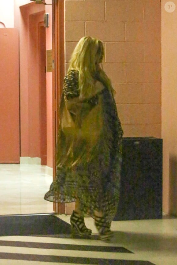Jessica Simpson, jeune maman, se rend chez le médecin à Los Angeles, le 20 août 2013.