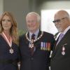 Céline Dion et René Angelil récompensés lors d'une cérémonie à la Citadelle de Québec, le vendredi 26 juillet 201.