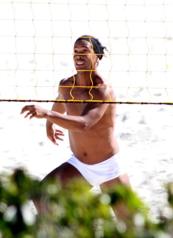 Ronaldinho à Rio le 8 juillet 2010.