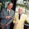 Charles Aznavour et Charles Trénet en 1999