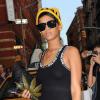 Rihanna quitte la boutique Intermix située sur Madison Avenue à New York, le 22 août 2013.