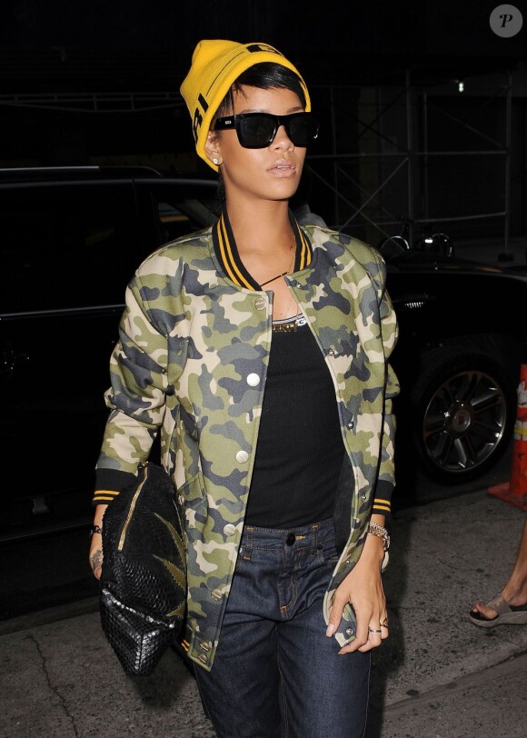 Rihanna à New York, le 22 août 2013.