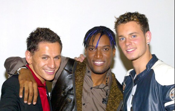 Otis, Matthieu et Lionel des Linkup à Paris le 7 novembre 2003.