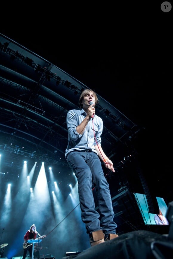 Phoenix en concert à Rock en Seine le 24 août 2013.
