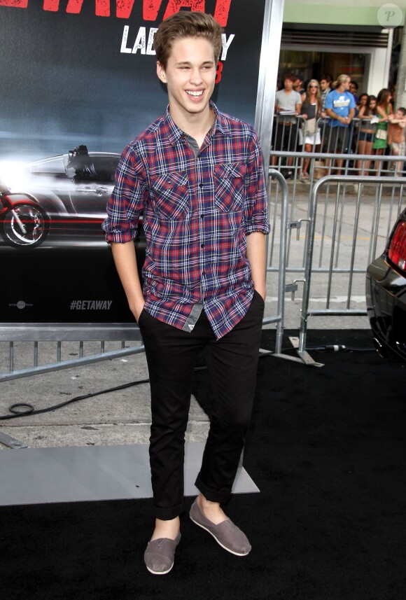 Ryan Beatty à la première de Getaway à Westwood, Los Angeles,le 26 août 2013.