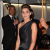 Clotilde Courau assiste au cocktail organisé par L'Uomo Vogue à la Terrazza Maserati, célébrant le début de la 70e Mostra de Venise. Le 27 août 2013.