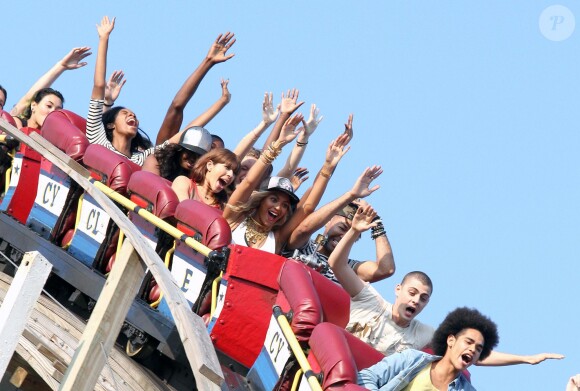 Beyoncé filme son nouveau clip à Coney Island, le 29 août 2013.