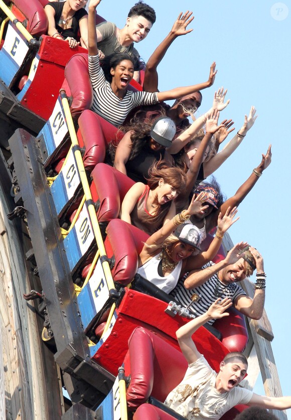 Beyoncé filme son nouveau clip à Coney Island, le 29 août 2013.