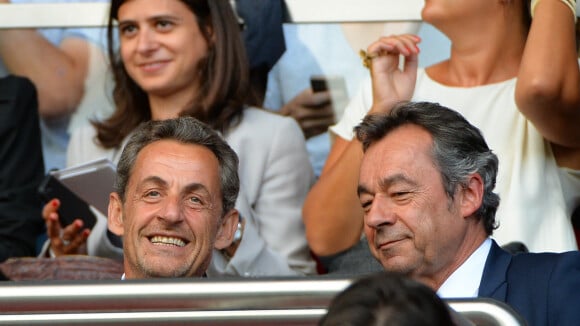 Nicolas Sarkozy et son clan : Avec Jean et Solal pour fêter la victoire du PSG
