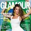 Alessandra Ambrosio en couverture de l'édition brésilienne du magazine Glamour. Photo par Robert Astley Sparke.