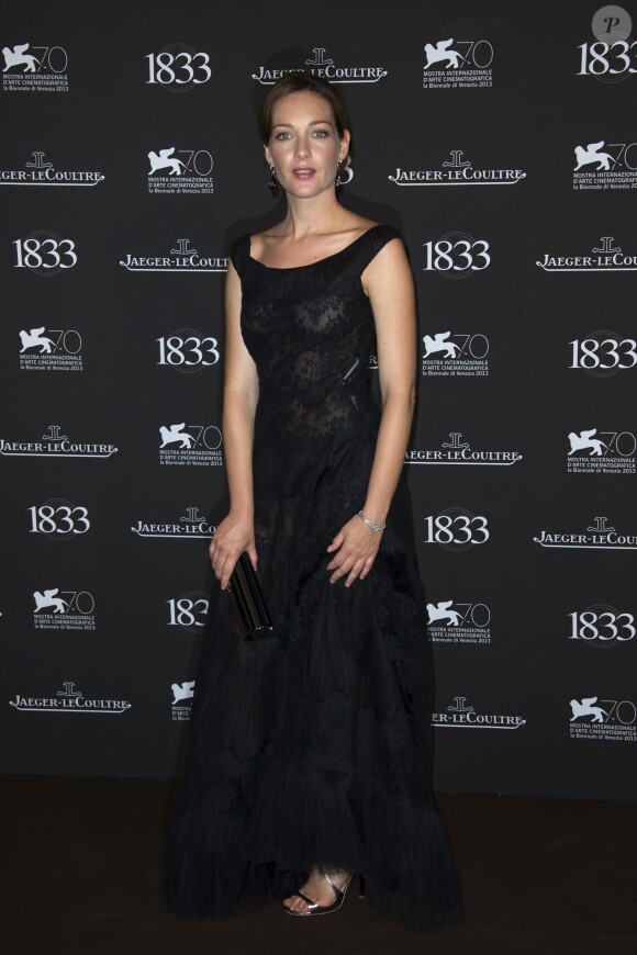 L'actrice Cristina Capotondi assiste au dîner de gala donné par Jaeger-LeCoultre pour son 180e anniversaire à l'opéra La Fenice. Venise, le 2 septembre 2013.
