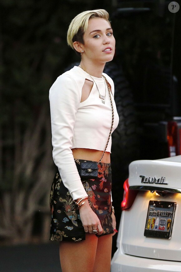 Miley Cyrus à North Hollywood, le 13 août 2013.
