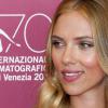 Scarlett Johansson au photocall du film Under the Skin lors de la Mostra de Venise le 3 septembre 2013