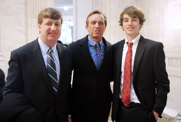 Patrick Kennedy avec RFK Jr. et Connor Kennedy le 20 janvier 2011