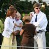 Patrick Kennedy, ici lors d'un pique-nique organisée par les Obama, attend pour novembre 2013 son deuxième enfant avec son épouse Amy. Une petite soeur pour leur fils Owen.