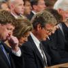 Patrick Kennedy, alors membre du Congrès, était inconsolable aux funérailles de son père le sénateur Ted Kennedy, le 29 août 2009 à Boston.