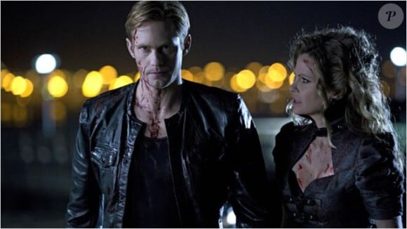 Alexander Skarsgard et Kristin Bauer van Straten dans la saison 6 de True Blood (2013).