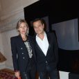 Philippe Benacin (PDG d'Interparfums) et son épouse - Lancement de la nouvelle version du magazine "Lui", avenue Foch à Paris, le 3 septembre 2013.