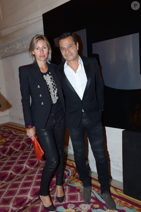 Philippe Benacin (PDG d'Interparfums) et son épouse - Lancement de la nouvelle version du magazine "Lui", avenue Foch à Paris, le 3 septembre 2013.