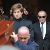 Jack Nicholson et les membres de la famille de Willy Rizzo à Paris le 1er mars 2013.