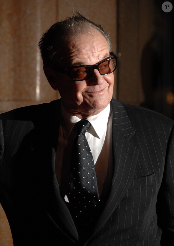 Jack Nicholson à Londres le 23 janvier 2008.