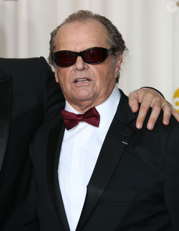Jack Nicholson aux Oscars 2013 à Hollywood le 24 février 2013.