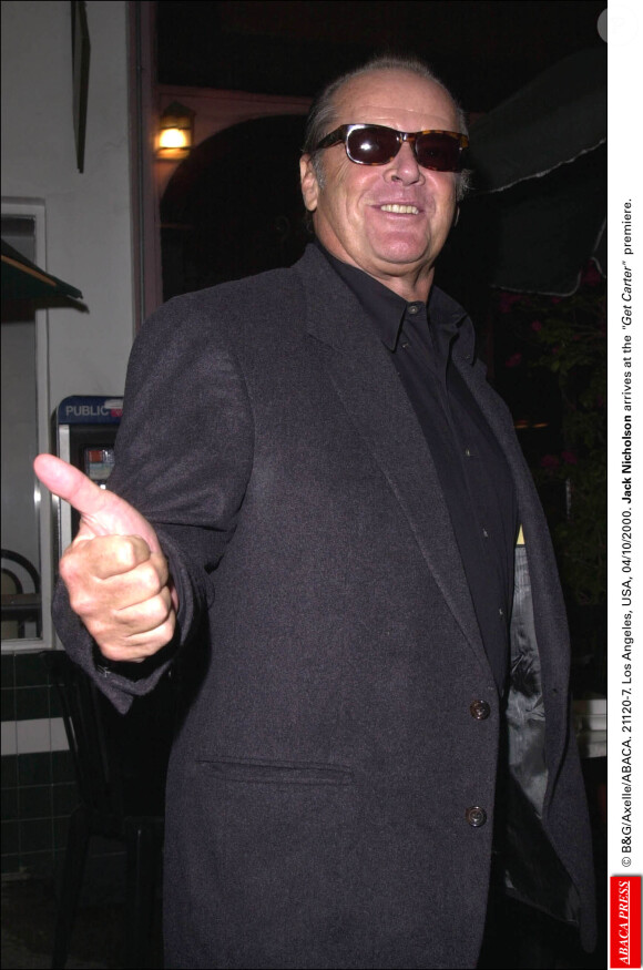 Jack Nicholson à Los Angeles en 2000.