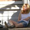 La belle Dakota Johnson, bientôt dans 50 Shades of Grey, sur le tournage de Cymbeline à New York le 4 septembre 2013.