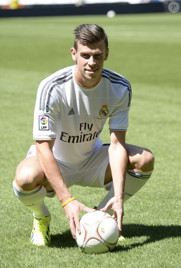 Gareth Bale lors de sa présentation au Real Madrid le 2 septembre 2013.