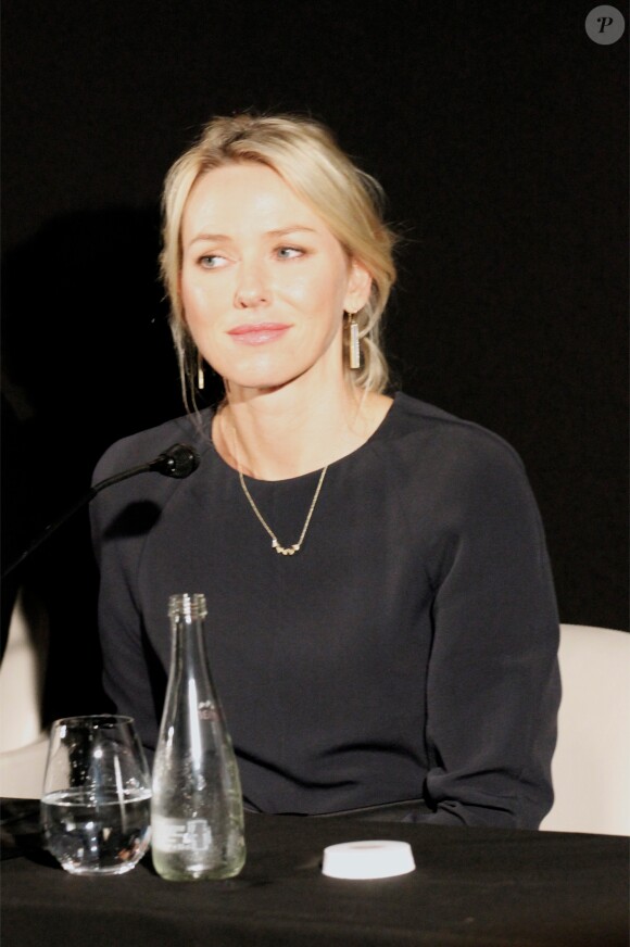 Naomi Watts en conférence de presse à Paris pour la promotion de Diana, le 6 septembre 2013