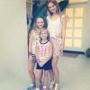 Portrait de Luca, Lola et Fiona, les filles de Jennie Garth, pour la rentrée scolaire le 4 septembre 2013. Photo postée sur Instagram.