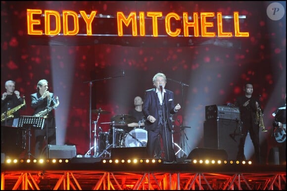 Eddy Mitchell aux Victoires de la musique, à Paris le 1er mars 2011. 