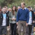 Le prince William et la duchesse de Cambridge à Anglesey le 30 août 2013