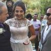 Nikos Aliagas au mariage de sa soeur adorée Maria sur l'île paradisiaque de Kéa, située dans le Sud de la Grèce, week-end du 7 septembre 2013.